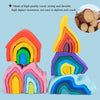 Blocs de Construction en Bois Montessori