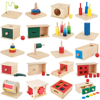 Boîte à Forme Bébé Montessori