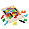 Tangram Montessori en Bois
