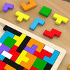 Tangram Montessori en Bois