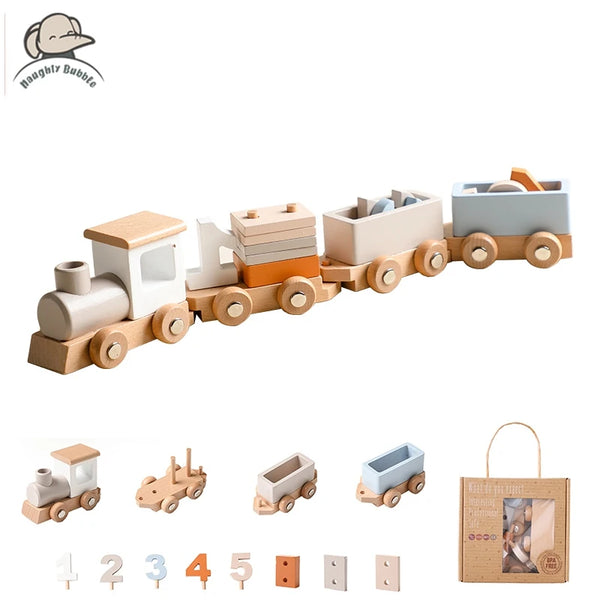 Train en Bois pour Bébé