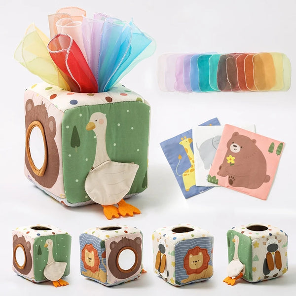 Boîte Sensorielle Montessori pour Bébé