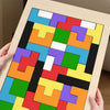 Tangram Montessori en Bois