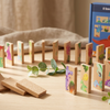 domino enfant bois mise en scène