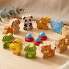 jeu association animaux bois mise en scène