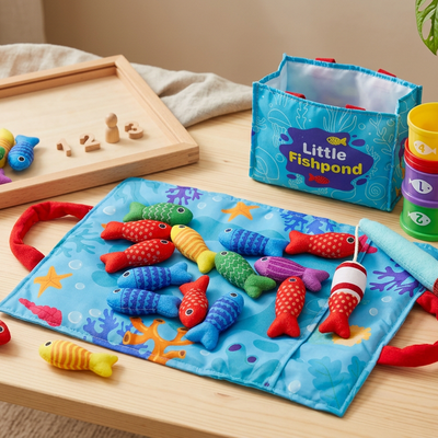 jeu de peche tissu montessori vue principale