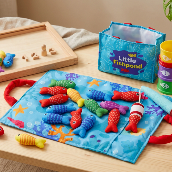 jeu de peche tissu montessori vue principale