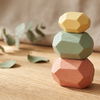 pierres equilibre bois montessori détail couleurs